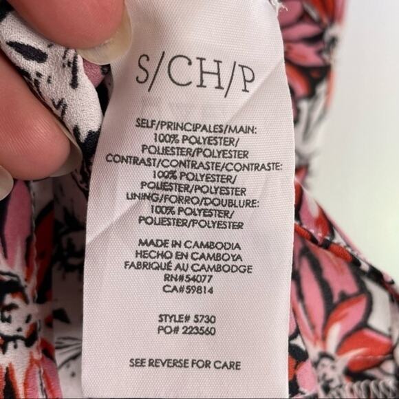 CAbi Layered Seraphina Floral Sleeveless Top Style #5730 - size Small - Picture 6 of 6